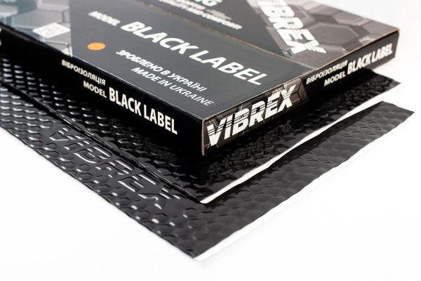 Віброізоляція для авто Vibrex Black Label 2.0х700х500