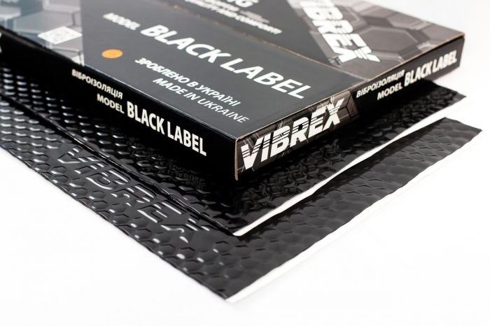 Віброізоляція для авто Vibrex Black Label 3.0х500х700