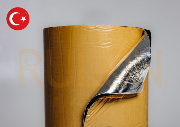 Каучукова теплоізоляція ODE R-Flex Roll XT MET лист 19мм з самоклейкою основою і металізованої плівкою 5м. кв